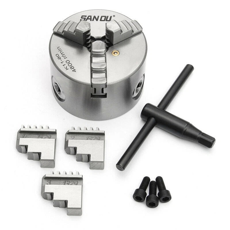 3 Jaw Self Centering Chuck for Mini Metal Lathe